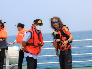 Pencarian 5 Jurnalis Hilang di Selat Sunda, Andra Soni Pantau Penyisiran Pulau Sertung