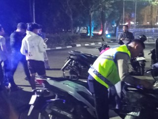 Kawasan Pusmpemkab Tangerang Jadi Arena Balap Liar, Empat Motor Diamankan Polisi