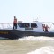 Polresta Tangerang saat melaksanakan patroli perairan hingga wilayah perbatasan laut Tangerang-Serang. (Humas Polresta Tangerang)