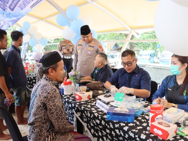 HUT Lalu Lintas: Jemaah Al-Amjad, Pedagang, hingga Ojol Cek Kesehatan Gratis Satlantas Polresta Tangerang