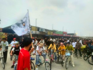 Kampanyekan Gaya Hidup Sehat, 500 Pesepeda Berkumpul di Kawasan Samanea