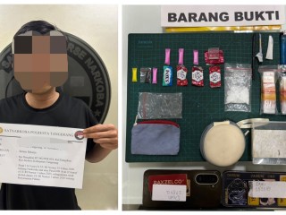 Edarkan Sabu, Warga Jayanti Ini Tak Bisa Berkelit saat Digeledah Satuan Reserse Narkoba