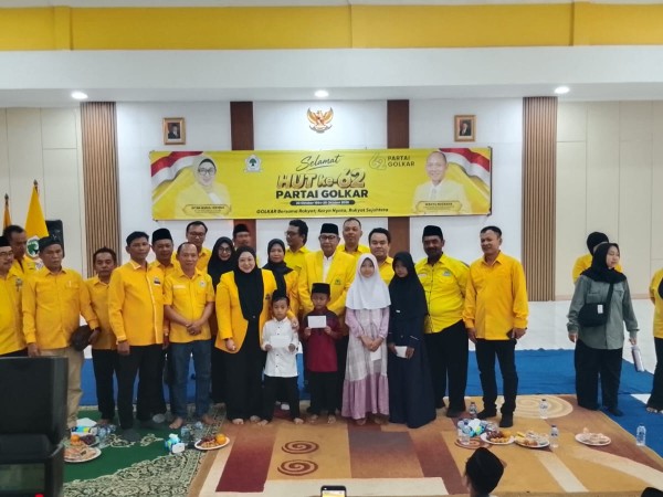 HUT ke-62 Golkar, Intan Nurul Hikmah Dorong Kader Perkuat Aksi Sosial