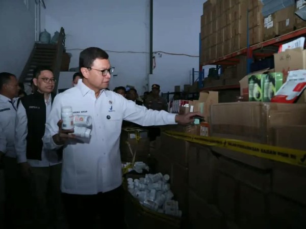BPOM Temukan Ratusan Ribu Obat dan Kosmetik Ilegal Senilai Rp 25,1 Miliar di Tangerang