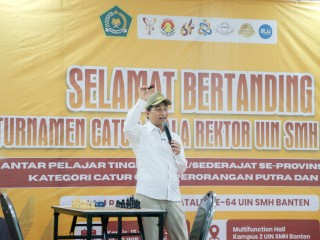 Turnamen Catur Pelajar se-Banten Digelar, Dimyati Tekankan Pentingnya Kolaborasi